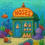 Ilustrasi 8 Toko Unik di Bikini Bottom yang Harus Kamu Kunjungi